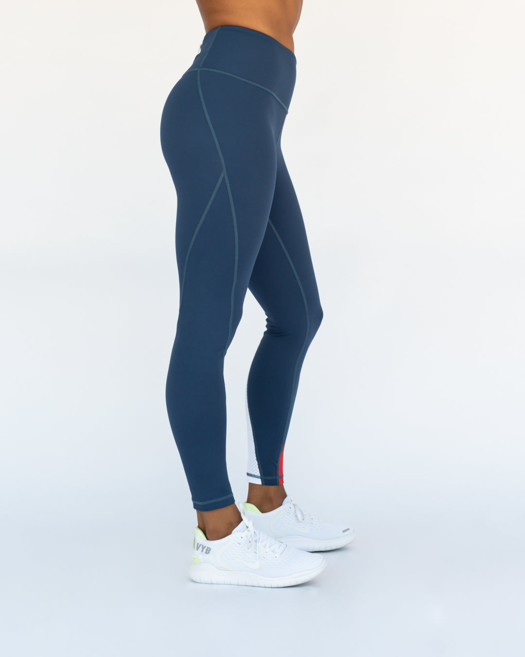 'True Blue' Functional Tights 7/8 Length