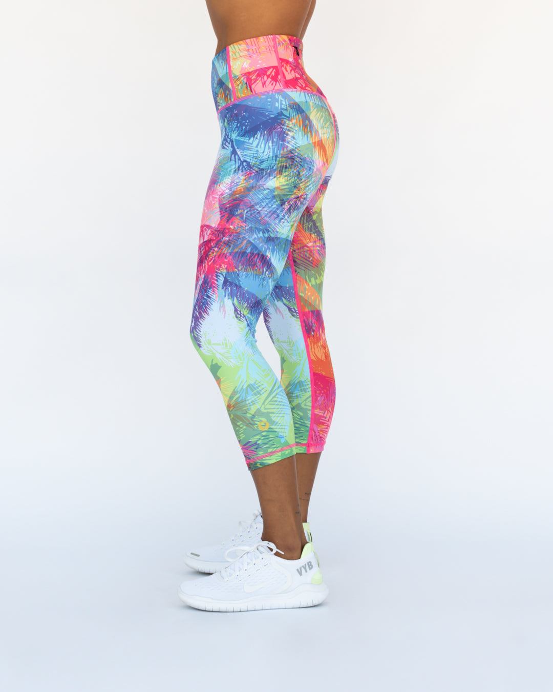 Tropical Punch Leggings 3/4 Length