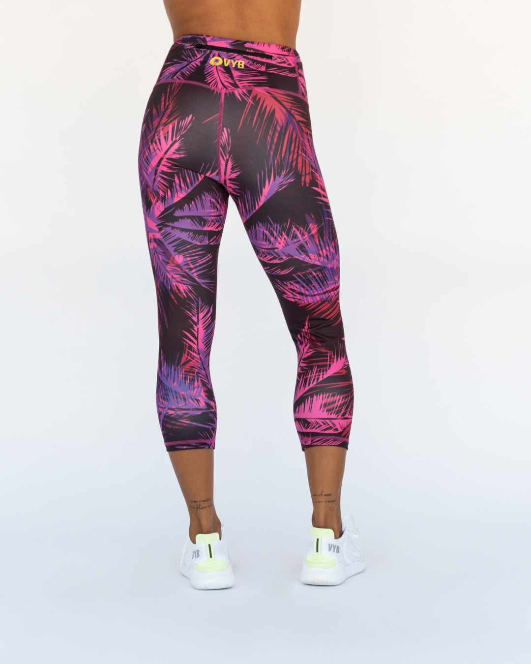 Miami Palms Leggings 3/4 Length