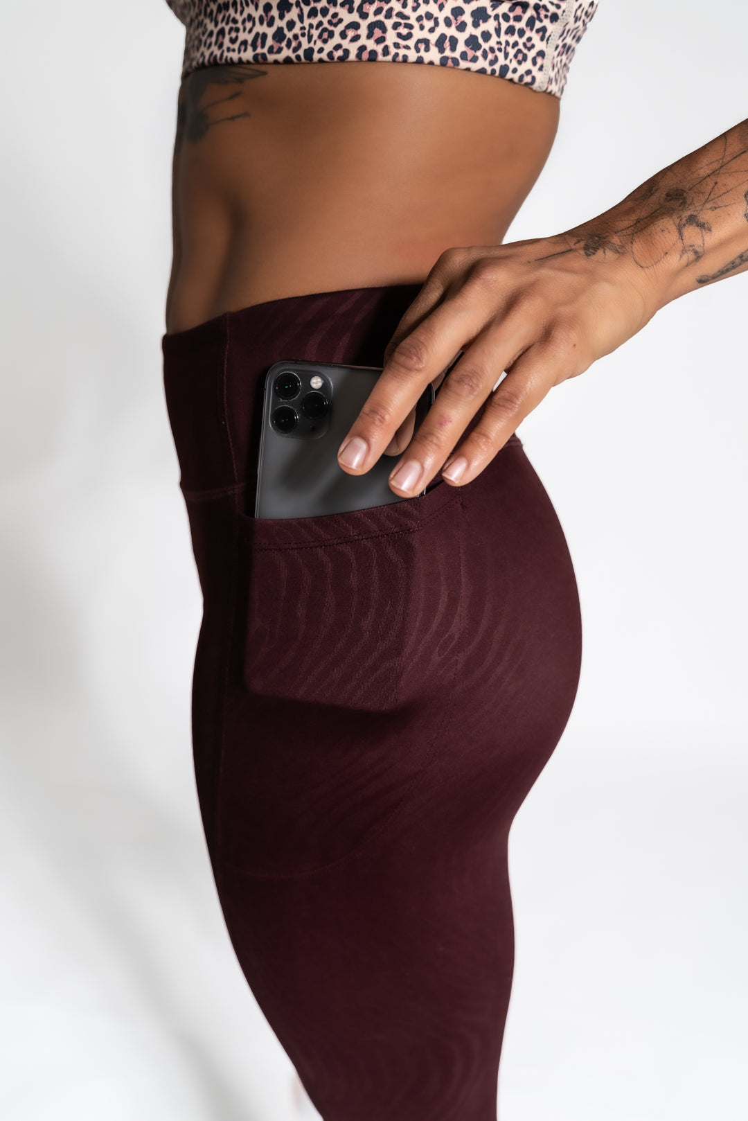 Maroon Savannah Pro Boss Leggings