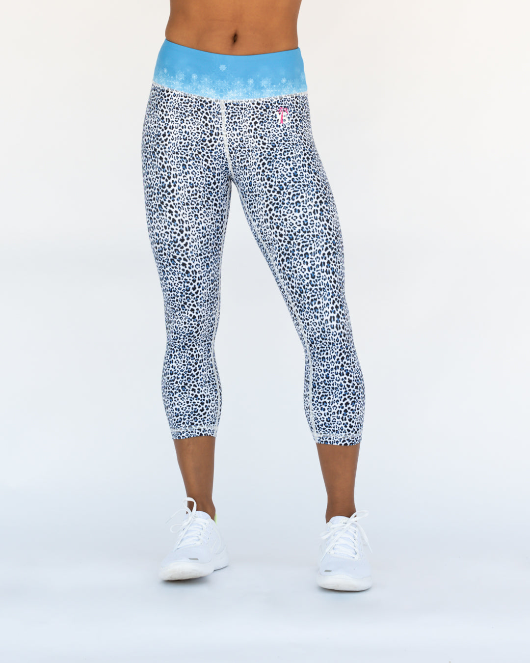 Snow Leopard Leggings 3/4 Length