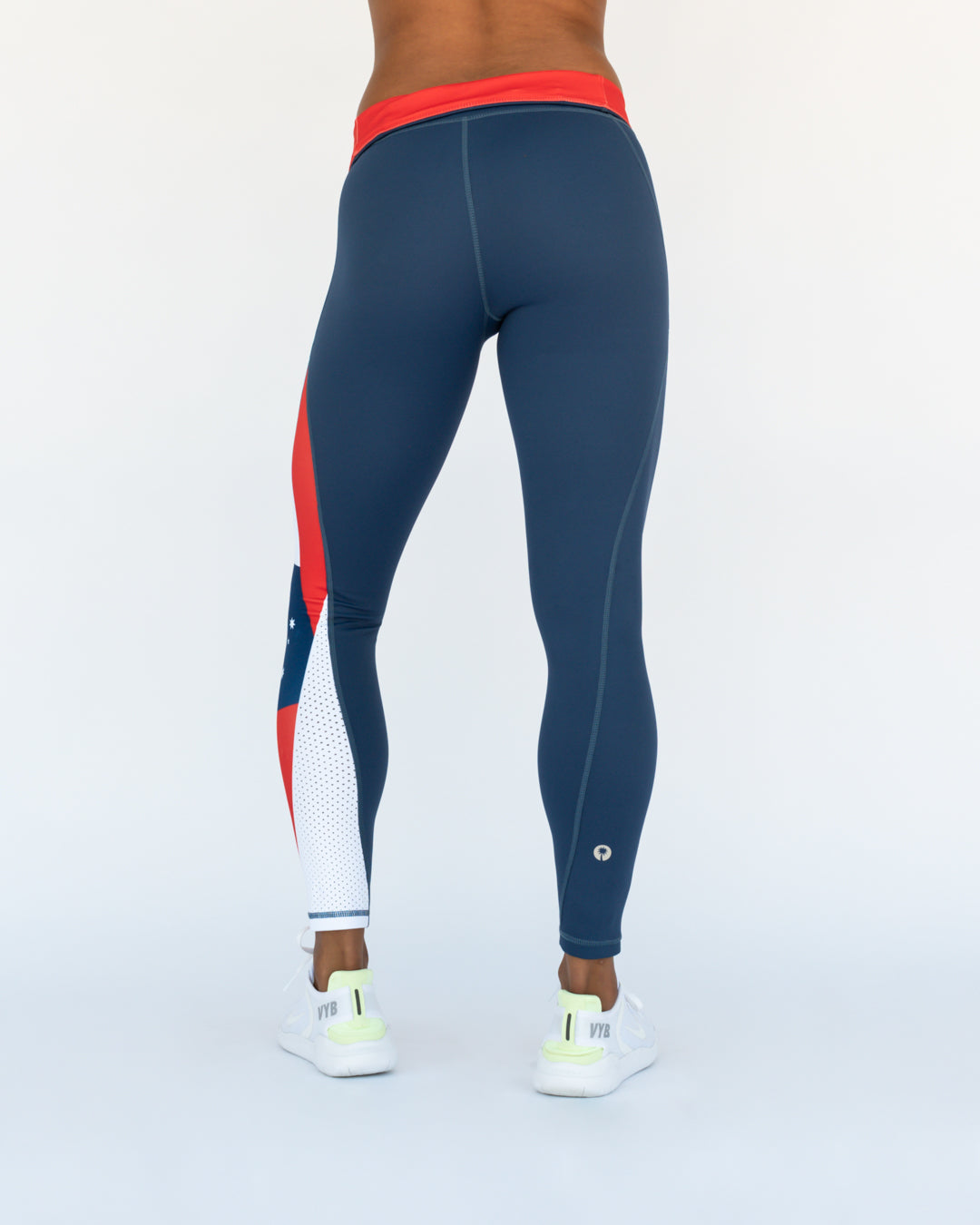 'True Blue' Functional Tights 7/8 Length