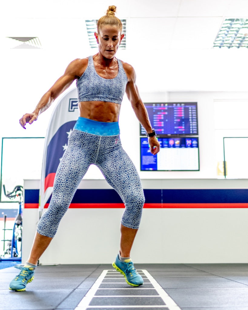 Snow Leopard Leggings 3/4 Length