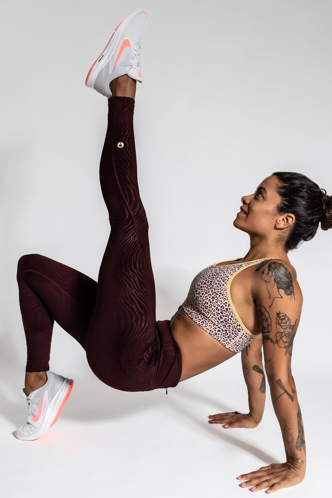 Maroon Savannah Pro Boss Leggings